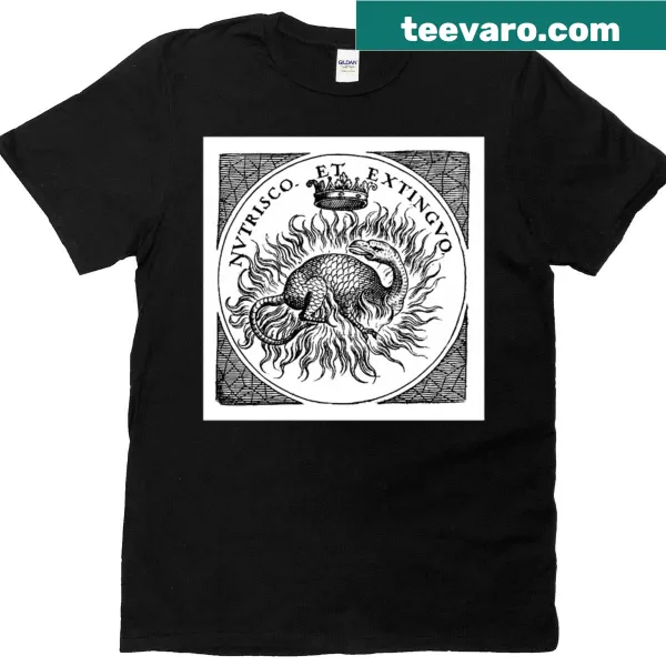 Abstract typography t-shirt with intriguing message