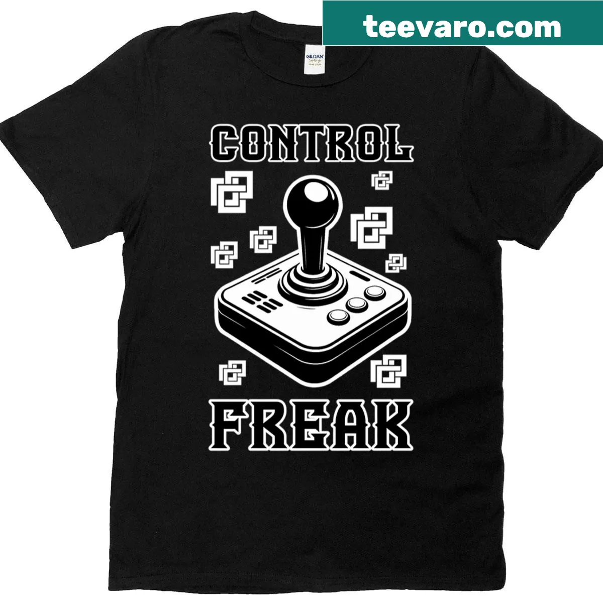 Vintage gamer t-shirt featuring nostalgic gaming graphics — on a men's t-shirt