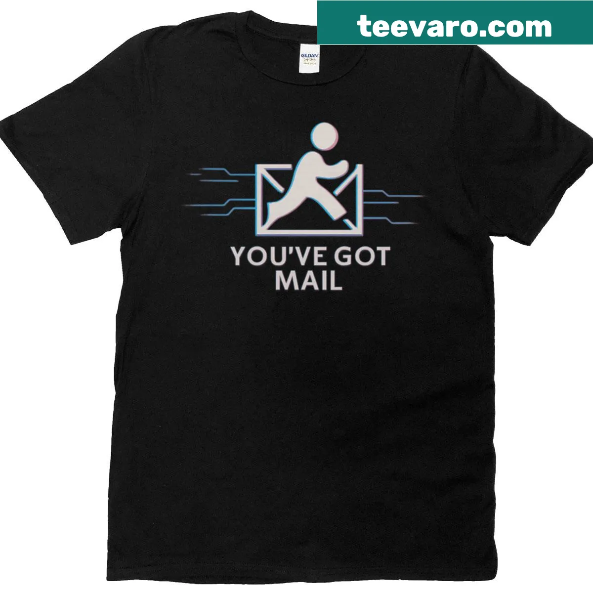 Vintage internet nostalgia graphic on a T-shirt — on a men's t-shirt