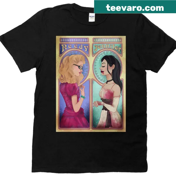 Art Nouveau T-shirt inspired by Jennifer's Body film