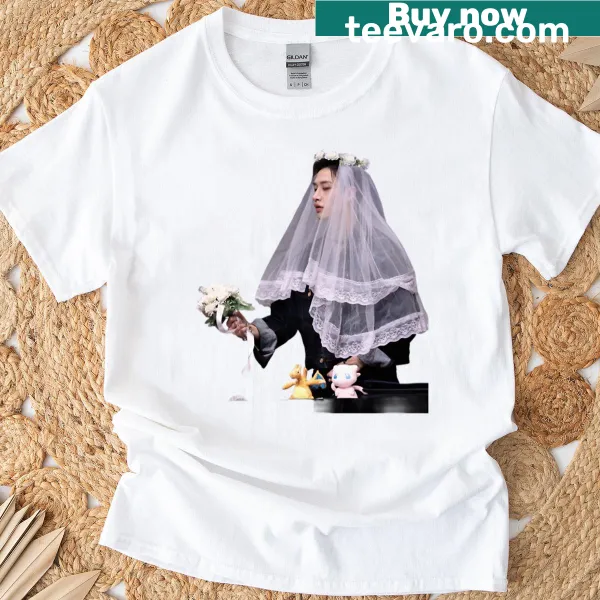 Funny oversized t-shirt featuring Bang Chan graphic