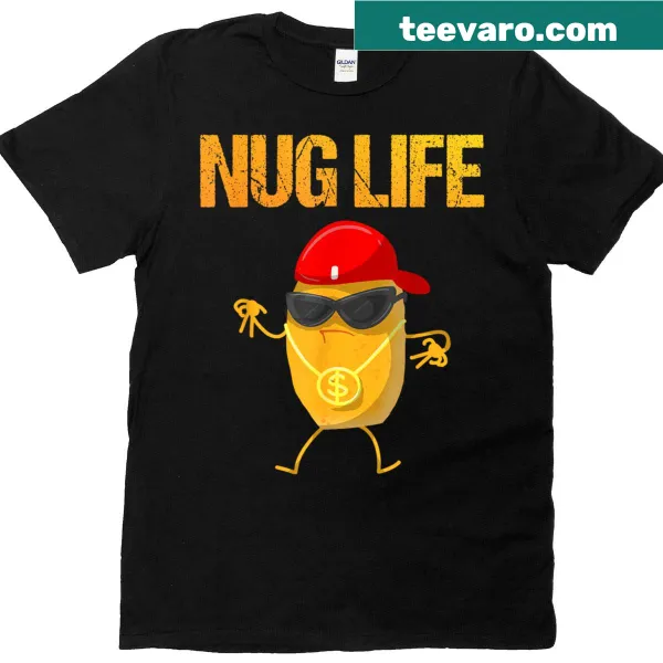T-shirt with cute chicken nugget artwork for kids