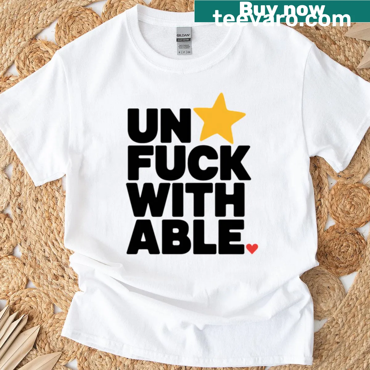 Edgy oversized T-shirt with humorous saying — on a men's t-shirt