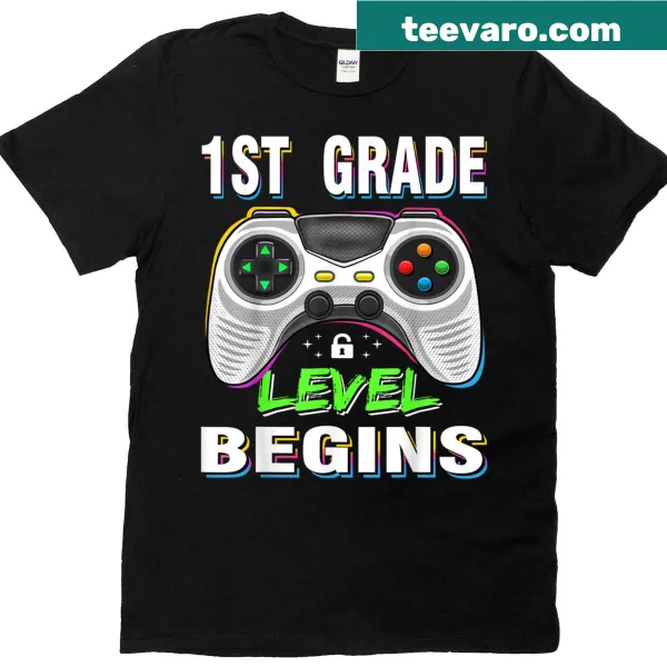 First Day Of 1st Grade graphic T-shirt for kids