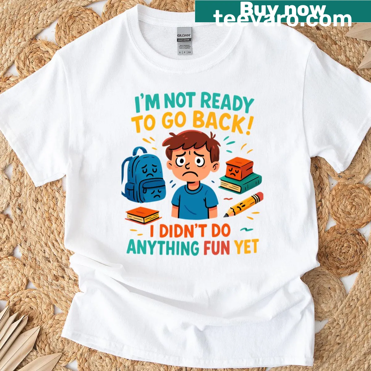 Funny meme about going back to school T-shirt — on a men's t-shirt
