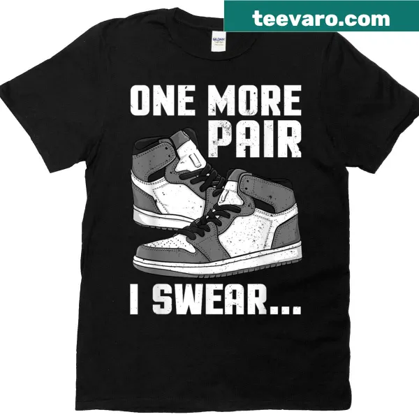 T-shirt featuring a sneaker-themed graphic