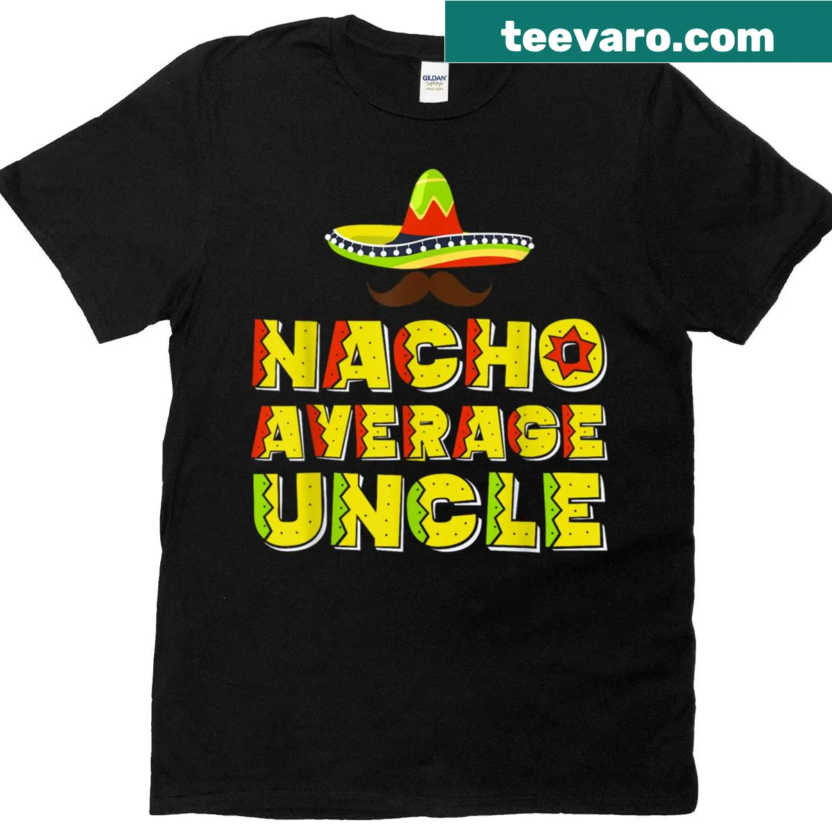 Funny uncle art t-shirt for newly promoted uncles — on a men's t-shirt