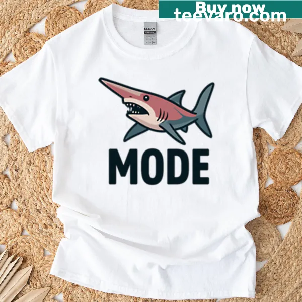 T-shirt featuring Goblin Mode and Goblinshark illustration
