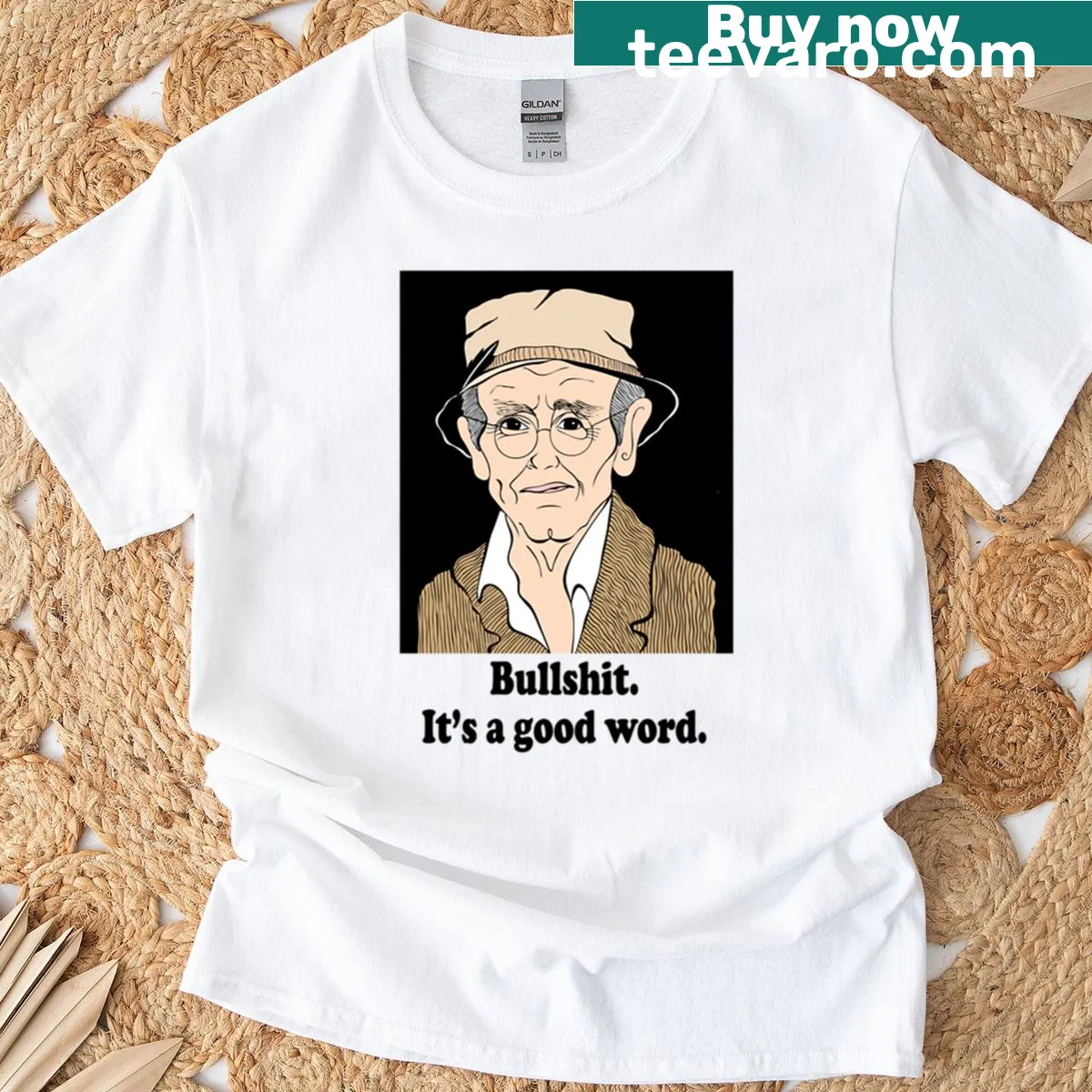 Fan art T-shirt featuring Henry Fonda's character from On Golden Pond — on a men's t-shirt