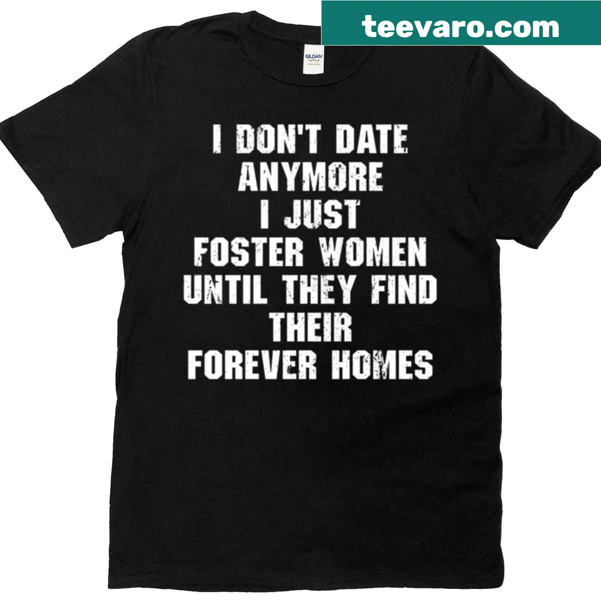 Funny t-shirt with dating humor — on a men's t-shirt