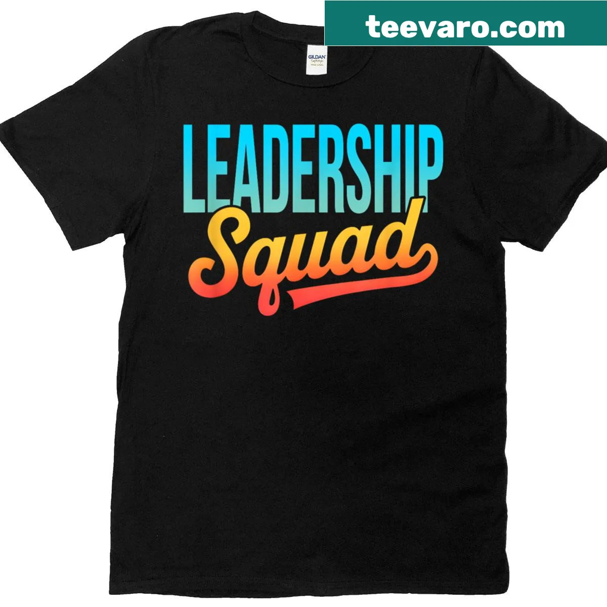 Motivational T-shirt for leaders and team members, featuring inspirational text — on a men's t-shirt