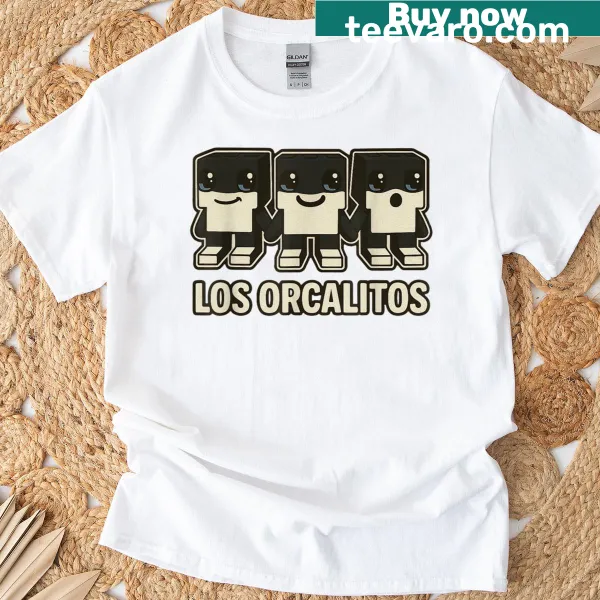 Funny Kids Orcalero Orcala T-shirt with playful 'Los Orcalitos' text