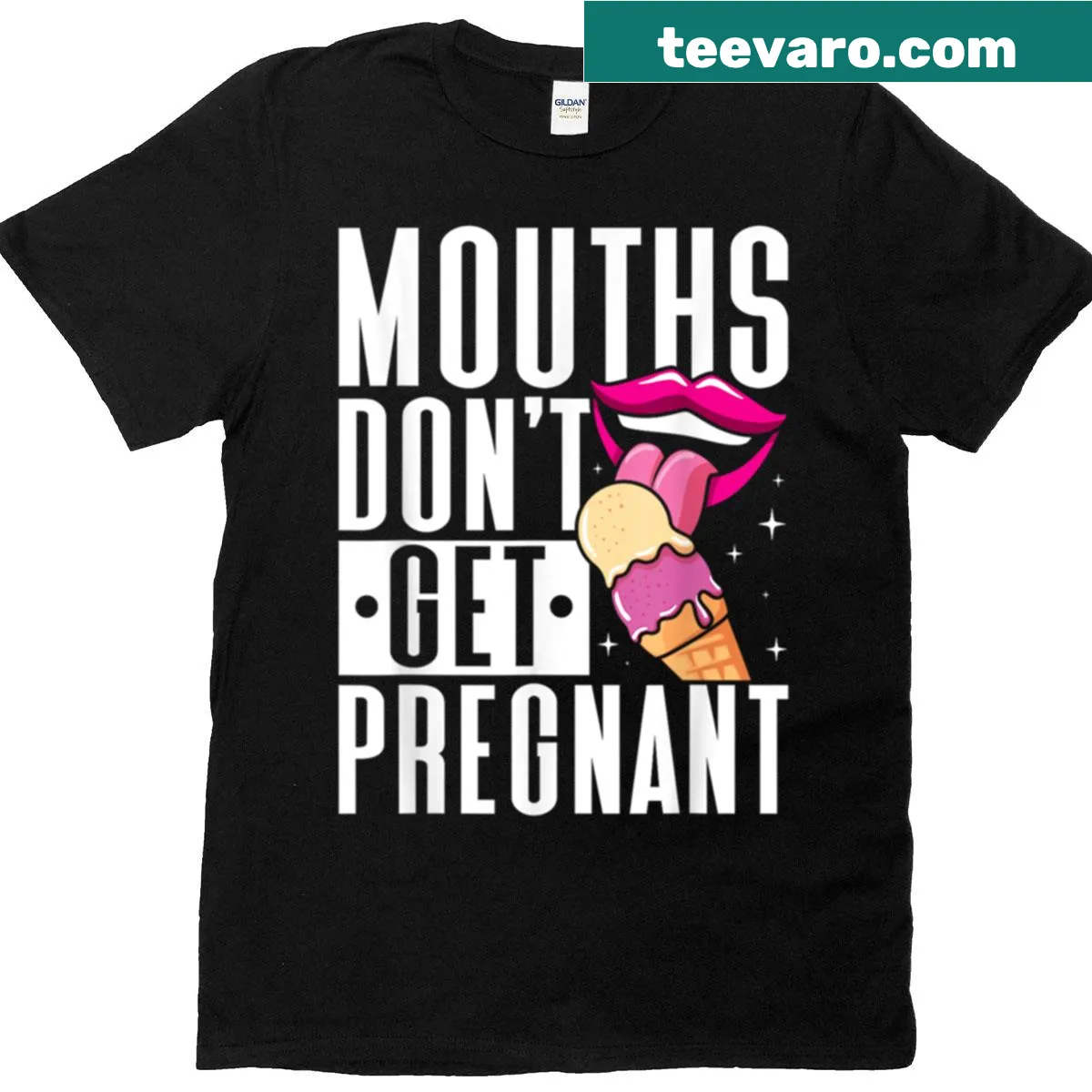 Edgy adult humor shirt with a bold statement — on a men's t-shirt
