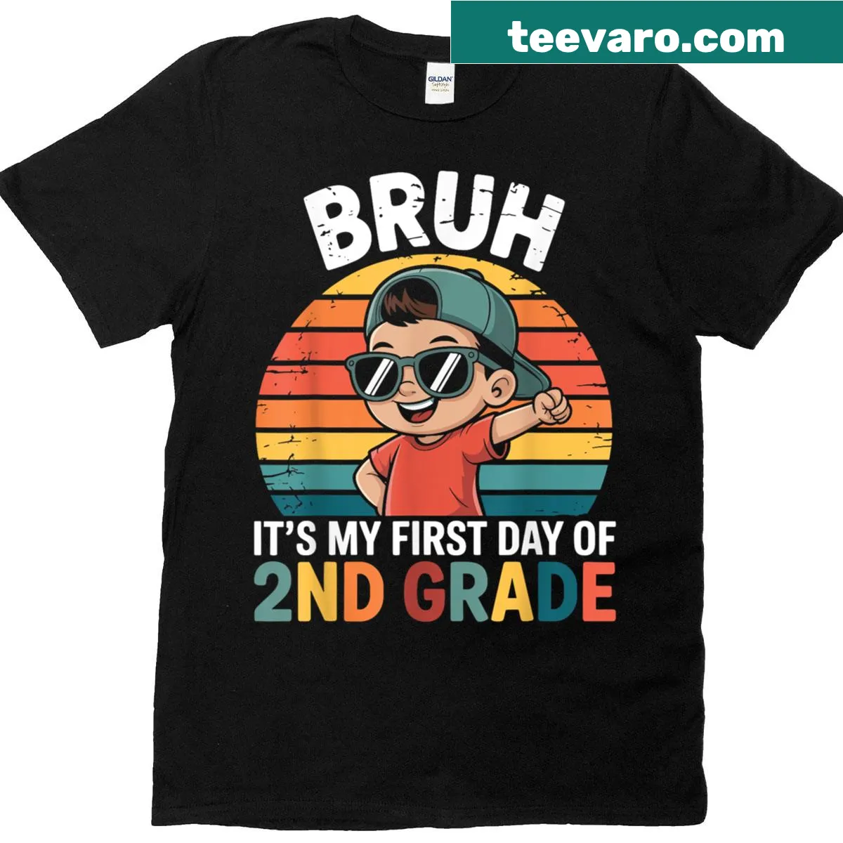 Funny 2nd Grade Back to School T-shirt — on a men's t-shirt