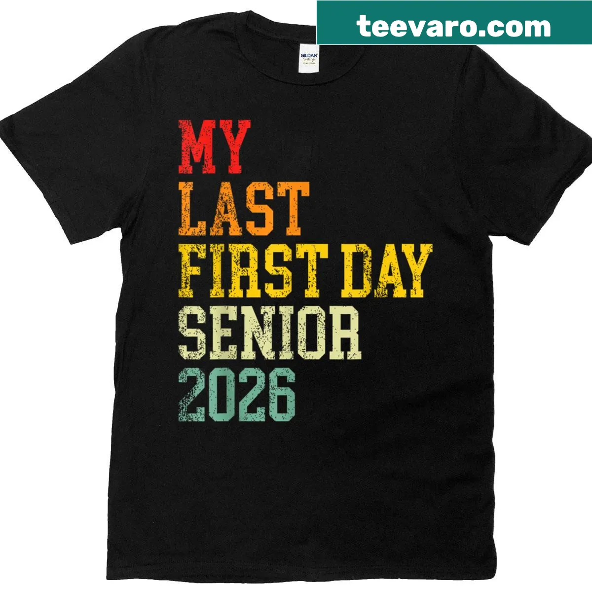 Sentimental design for Senior 2026 graduation T-shirt — on a men's t-shirt