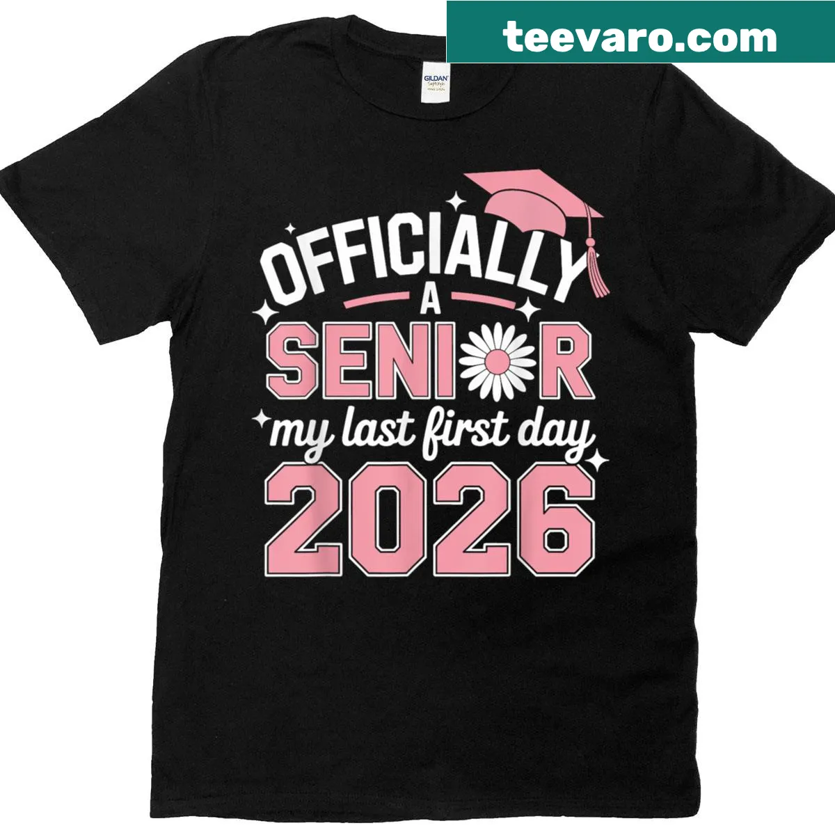 Senior T-shirt for the last first day of school in 2026 — on a men's t-shirt