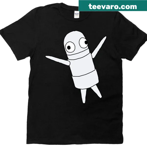Cute character graphic T-shirt inspired by the Repo Game.