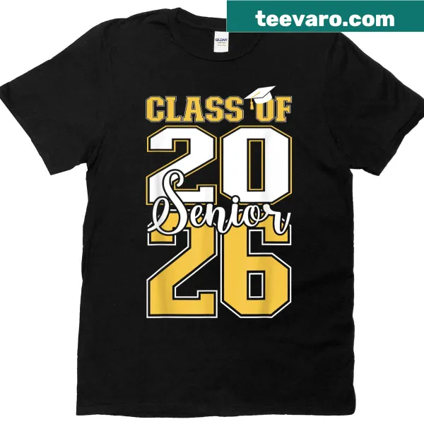 Graduation T-shirt featuring Class of 2026 bold text