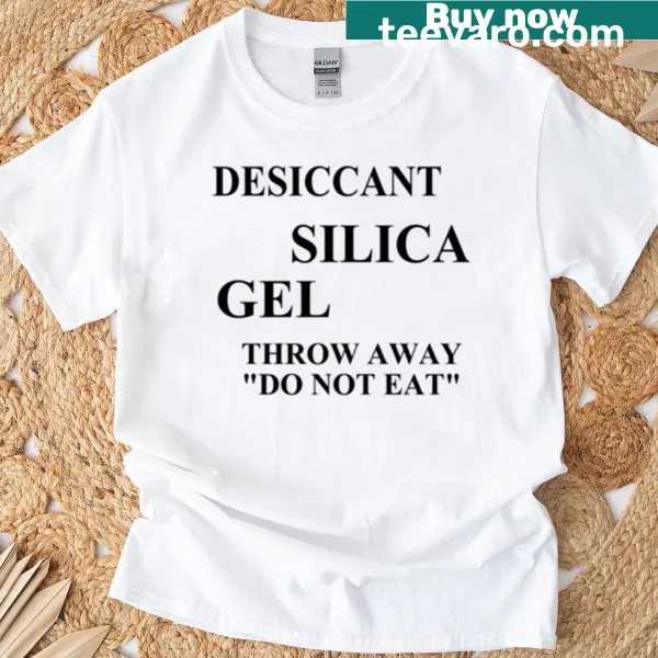 Whimsical silica gel themed T-shirt with playful typography