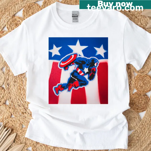 Patriotic graphic with text on a t-shirt