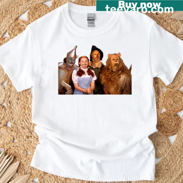 Whimsical Oz themed graphic on a t-shirt