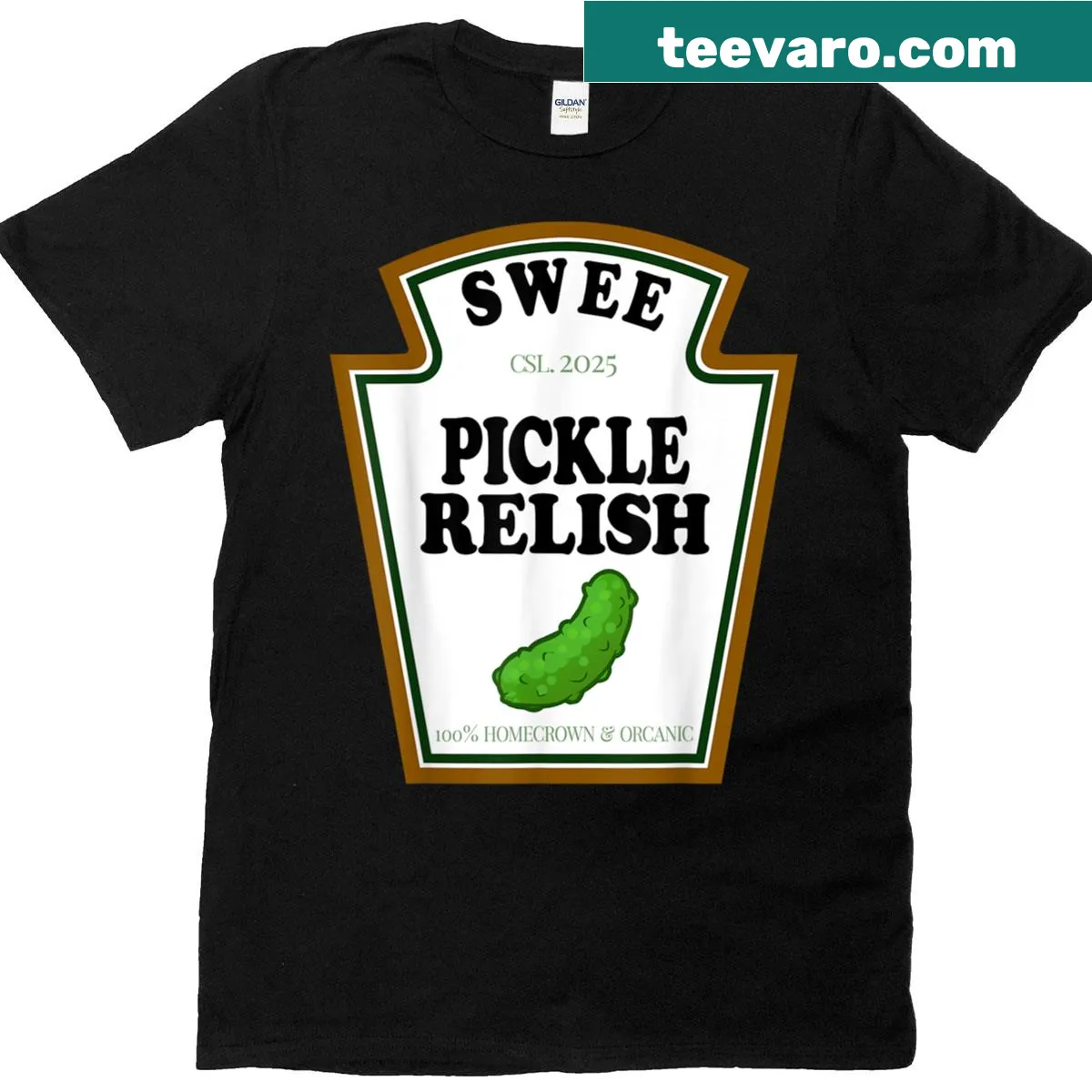 Family Halloween costume T-shirt with cartoon condiment characters — on a men's t-shirt