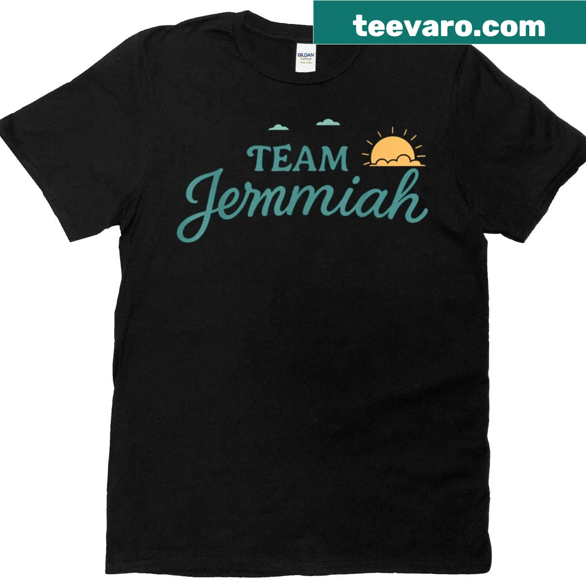 Support squad T-shirt for Team Jeremiah — on a men's t-shirt