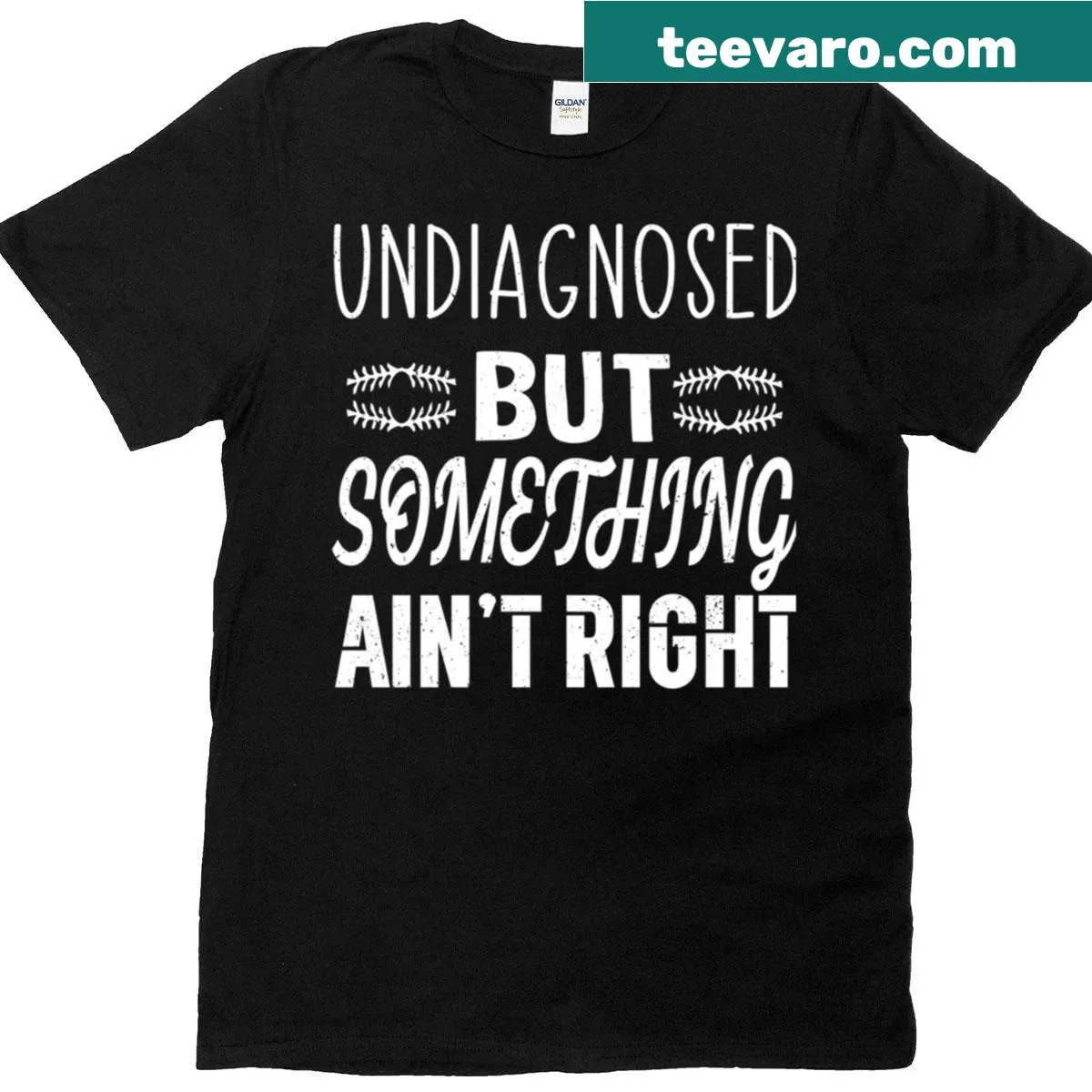 Mental health awareness T-shirt with mixed font design — on a men's t-shirt
