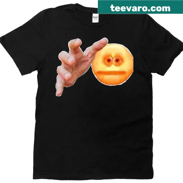 T-shirt with a vibe check emoji graphic