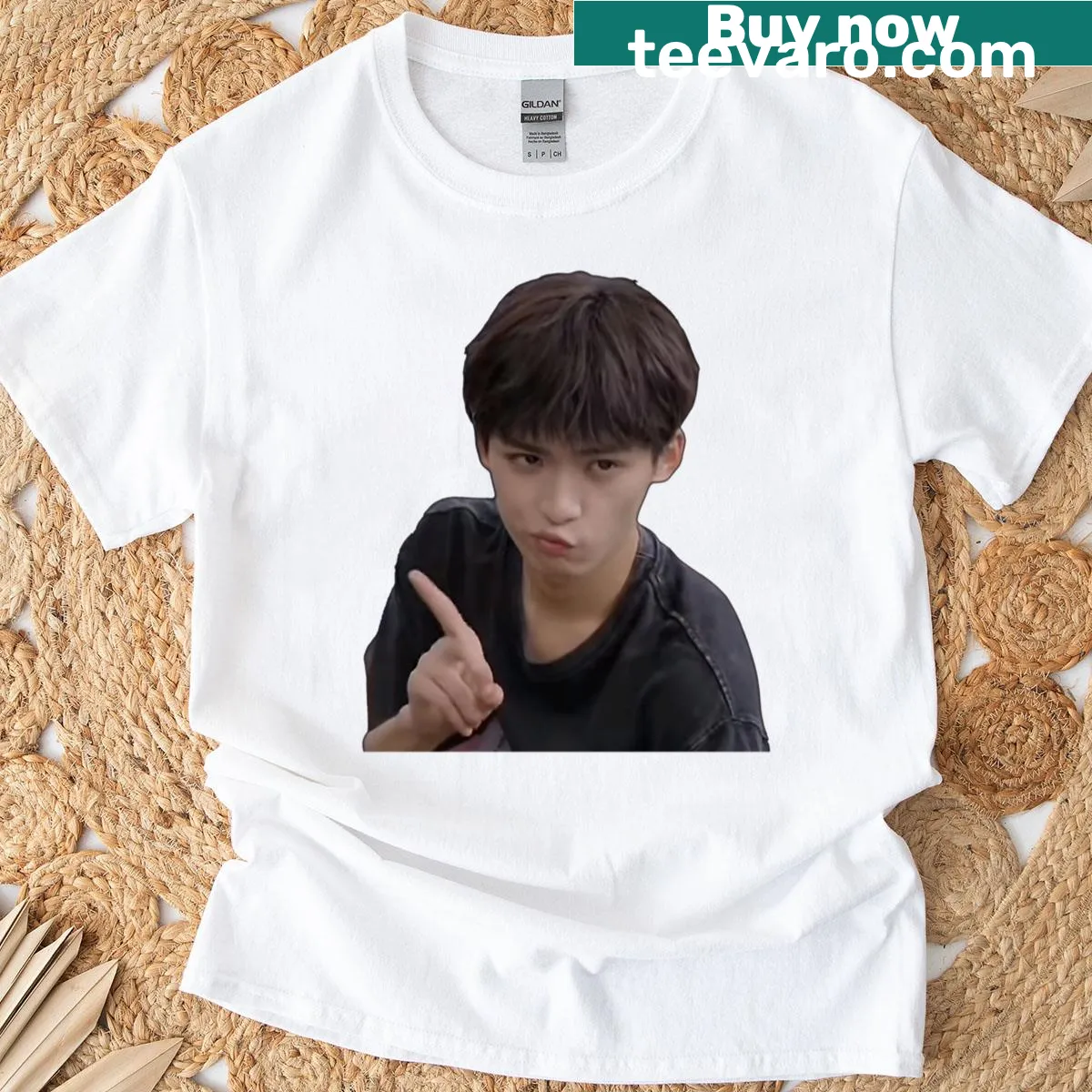 Humorous Wo Suo Wei No No T-shirt with bold text — on a men's t-shirt