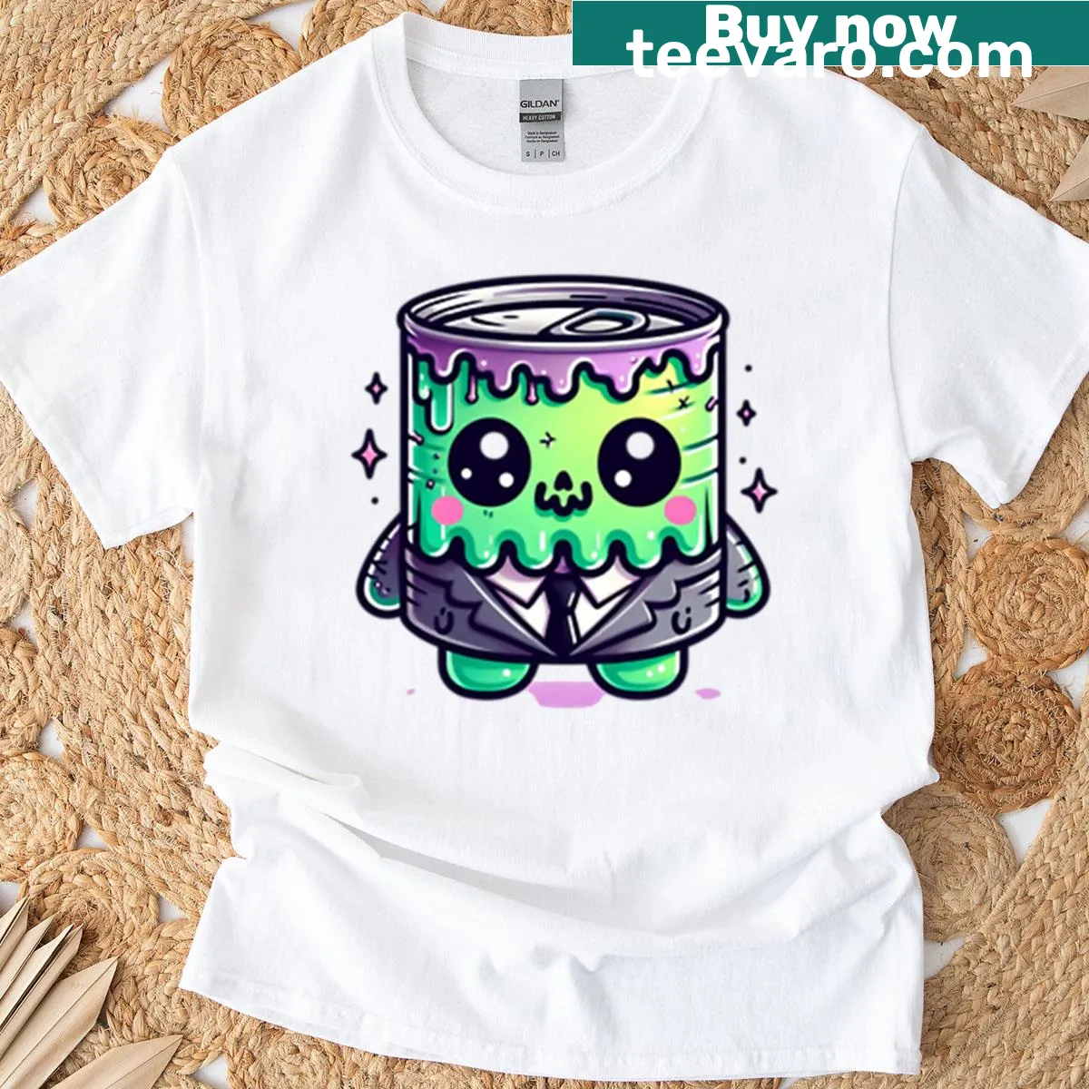 Illustration of Zog in a quirky costume on a fun t-shirt — on a men's t-shirt
