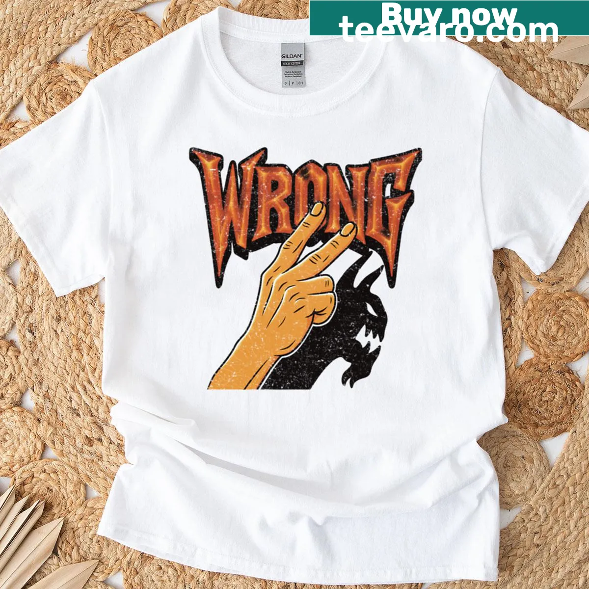 Oversized T-shirt featuring rebellious skate art with illustrated badges — on a men's t-shirt