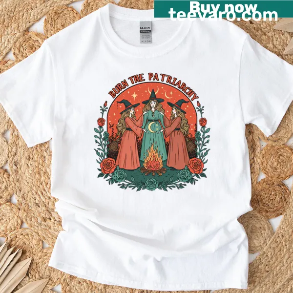 Feminist witch oversized T-shirt with empowering text