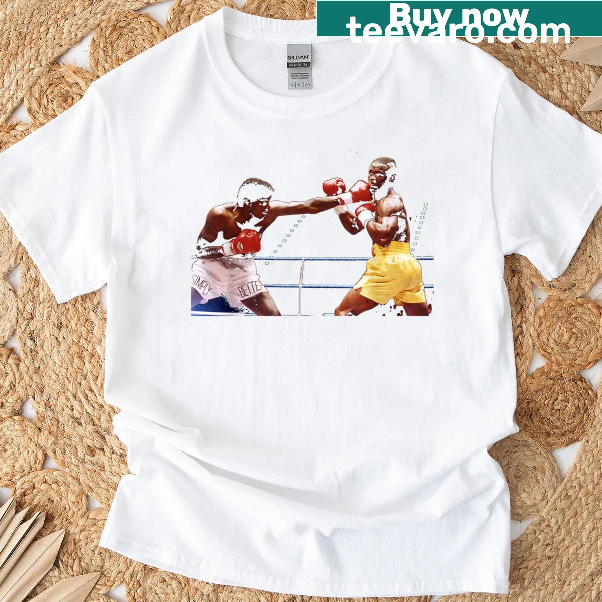 T-shirt featuring Chris Eubank delivering a left jab graphic for boxing fans — on a men's t-shirt