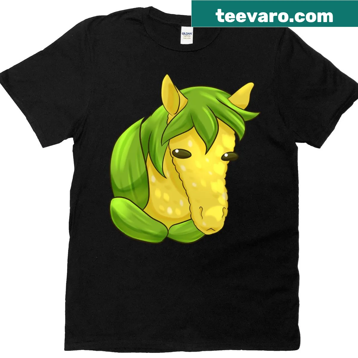 Cartoon leopard ghost named Boo Jee on a Halloween t-shirt — on a men's t-shirt