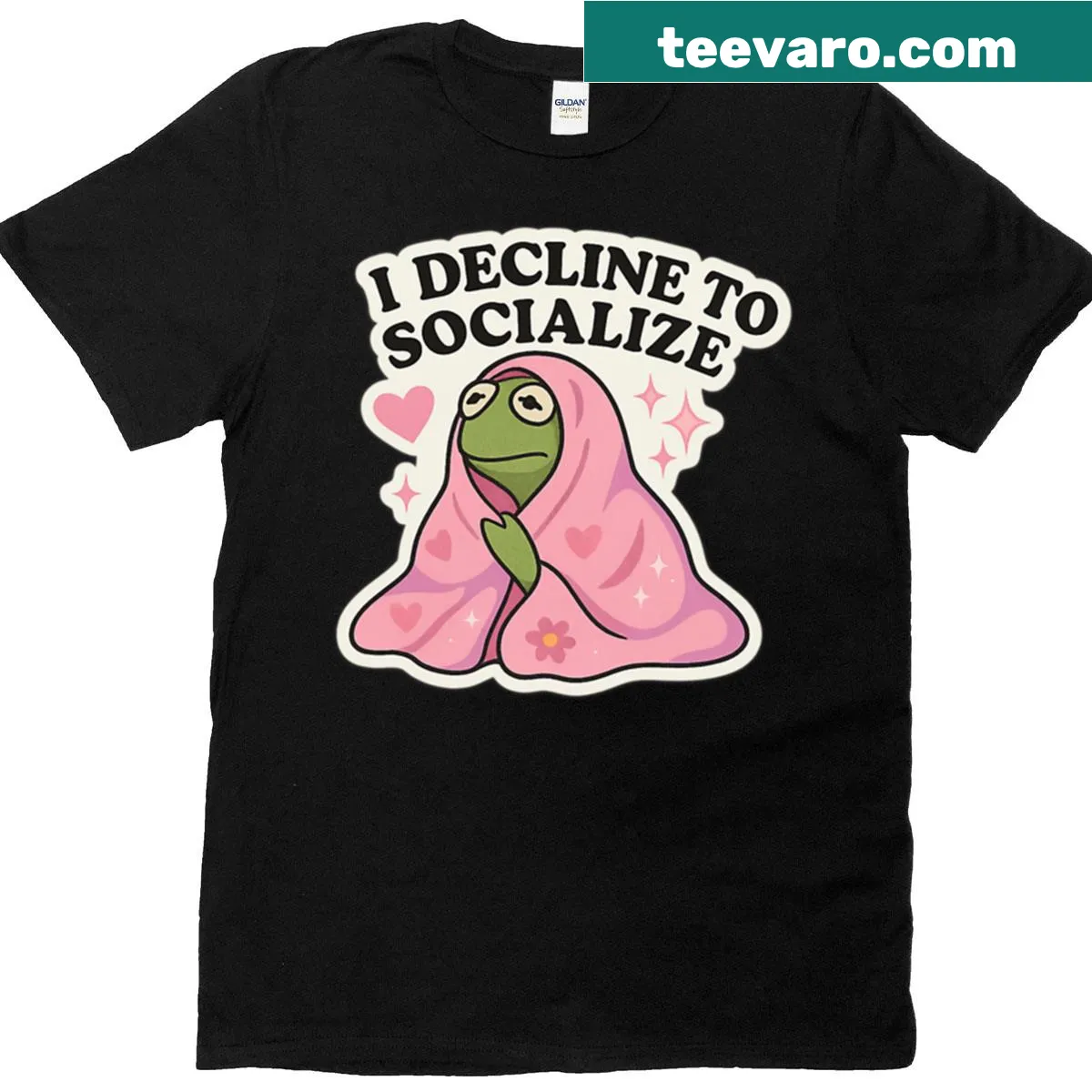 Nostalgic hermit graphic on a cozy t-shirt — on a men's t-shirt