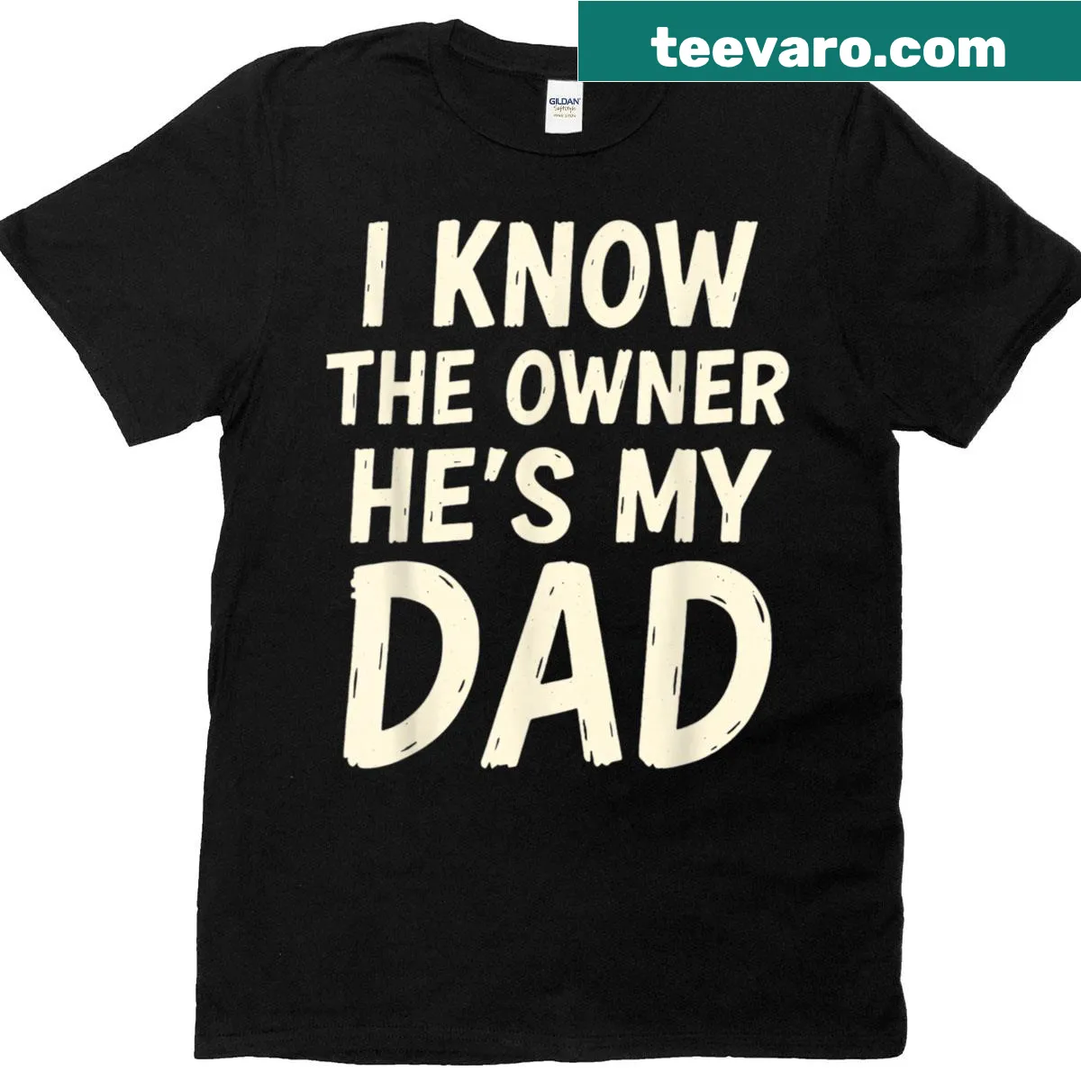 Funny dad jokes printed on a humorous T-shirt — on a men's t-shirt