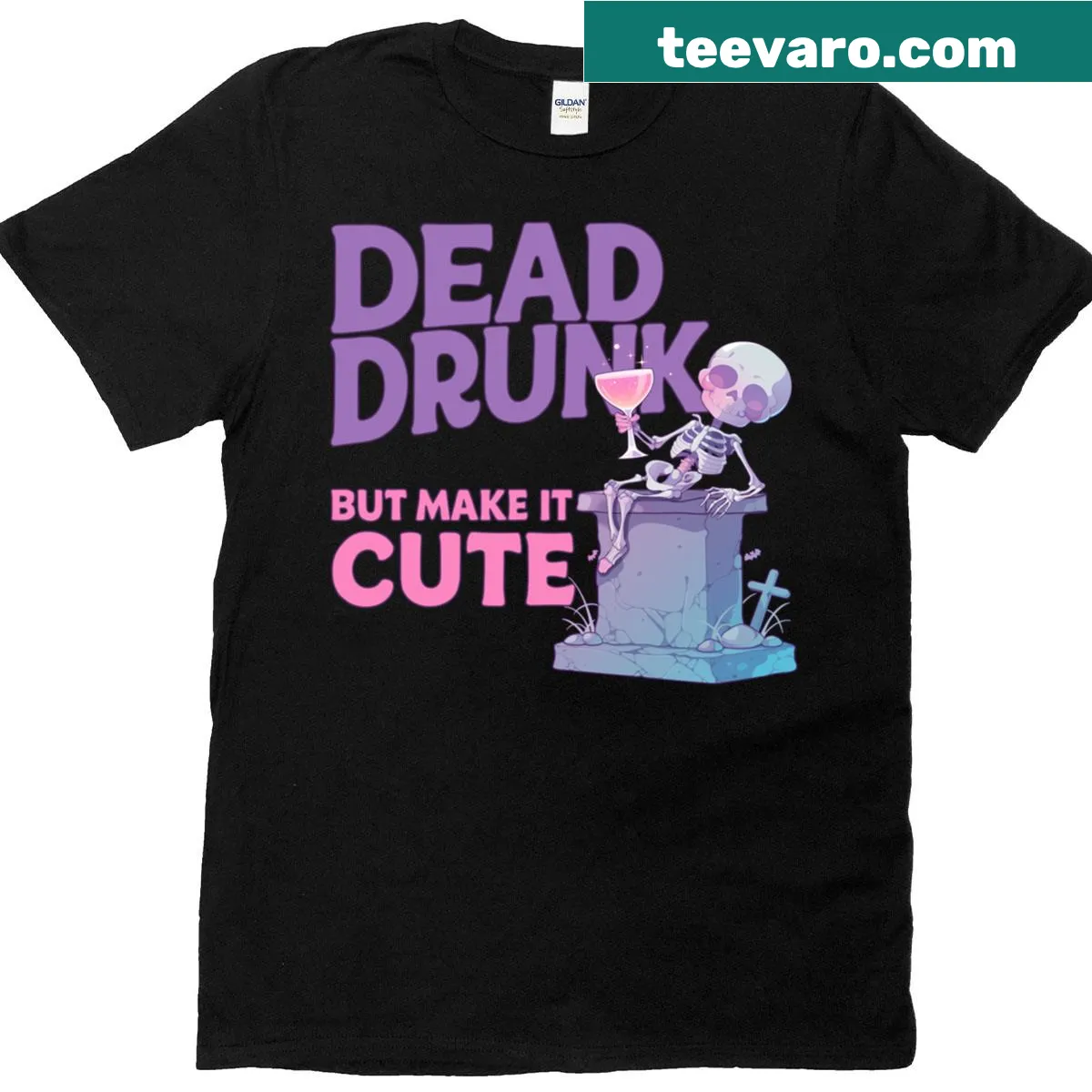 Funny skeleton design for Halloween parties — on a men's t-shirt