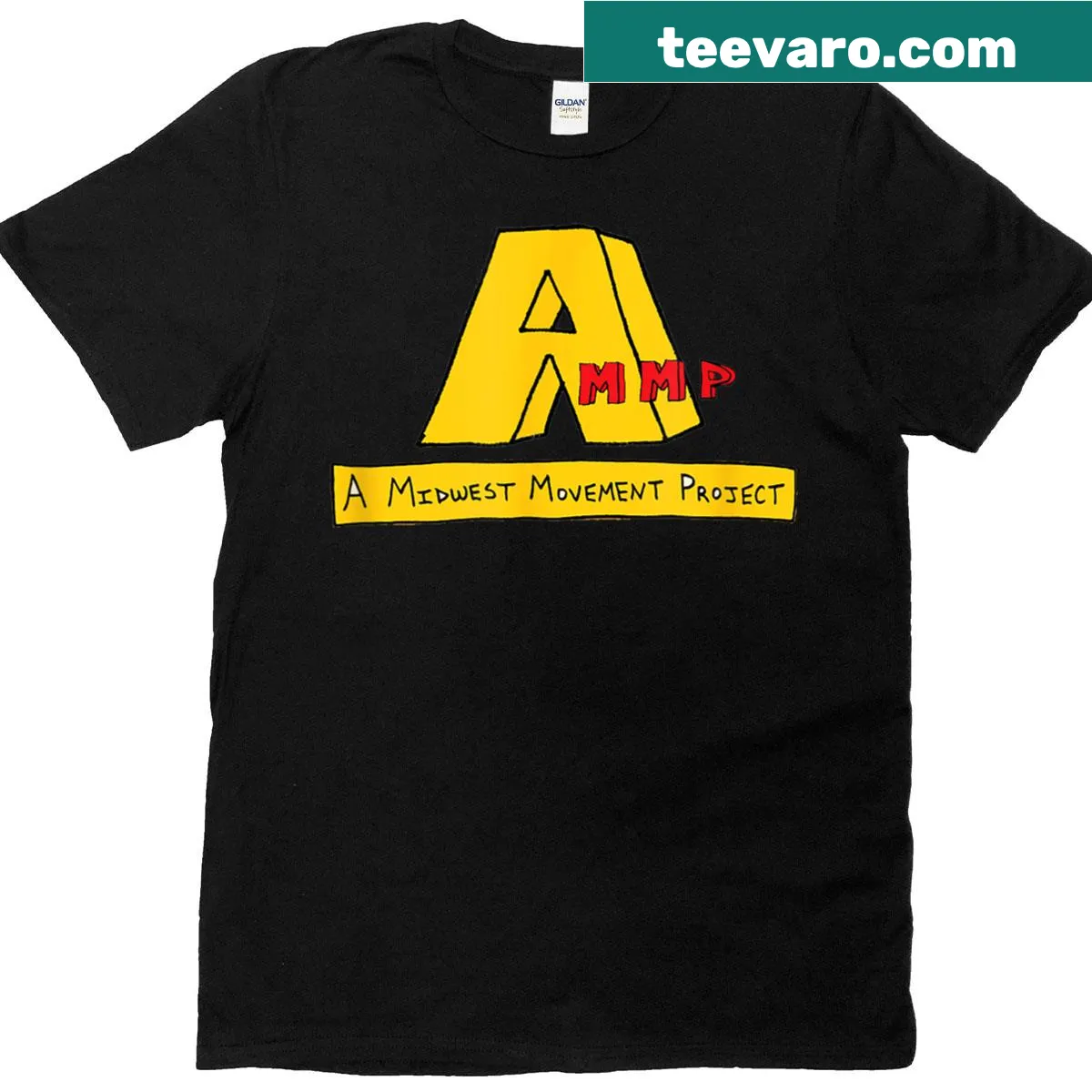 Bold t-shirt with text discussing environmental racism — on a men's t-shirt
