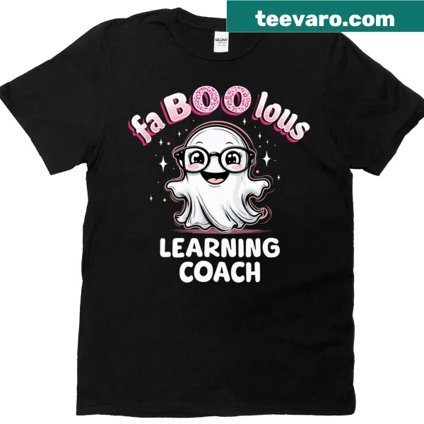 Cute ghost design with 'Faboolous Learning Coach' text