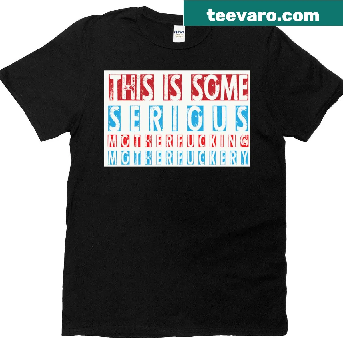Bold slogan t-shirt with a cake illustration and political message — on a men's t-shirt