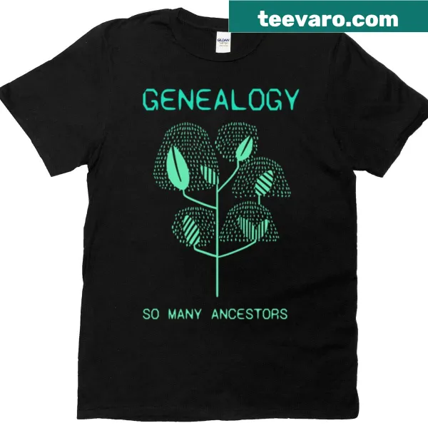 Genealogy-themed t-shirt highlighting family heritage