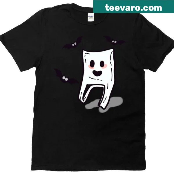 Ghost-themed t-shirt promoting awareness of global warming.
