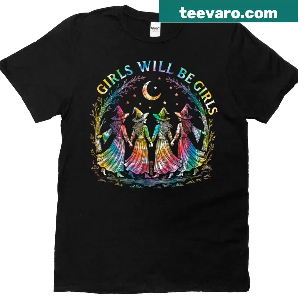 Whimsical witch design for Halloween celebrating women