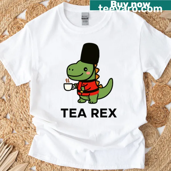 Playful dinosaur graphic T-shirt for dinosaur lovers