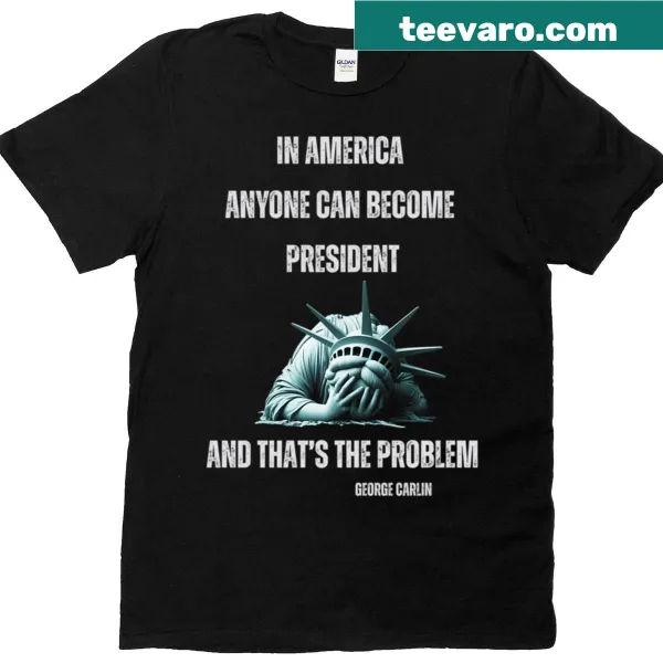 Inspirational typography T-shirt about American democracy