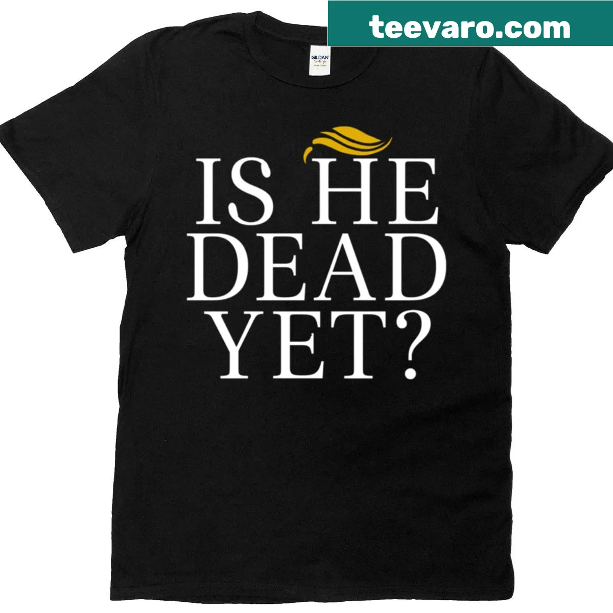 Bold humorous t-shirt with edgy text — on a men's t-shirt