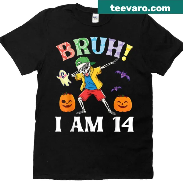 Funny skeleton dabbing graphic for a birthday t-shirt
