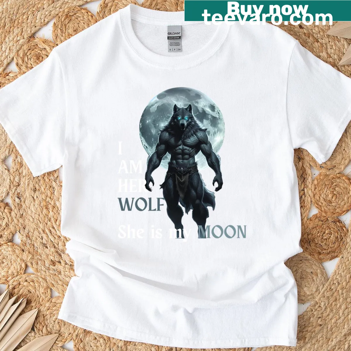 Illustration of two skeletons in love for a romantic Halloween design. — on a men's t-shirt
