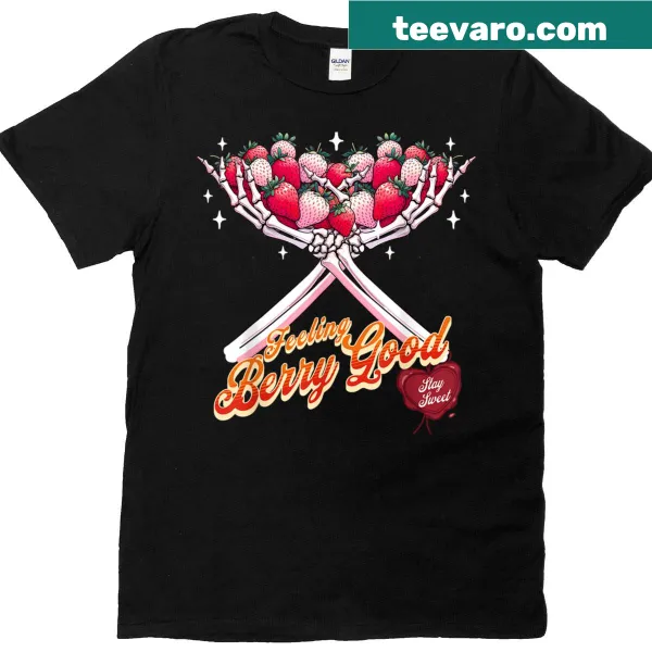 Whimsical strawberry with Halloween accessories for Summerween